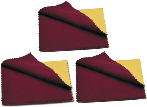Vista 11 de Cadie Paño de limpieza de plata, 100% algodón tratado reutilizable, paño de limpieza de joyas para plata, oro, platino y cubiertos, restaura