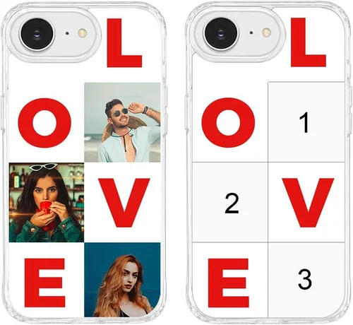 Vista 88 de Funda de teléfono personalizada para Apple iPhone 8 Plus iPhone 7 Plus, personalizada con foto, imagen, texto, imagen, diseño de imagen