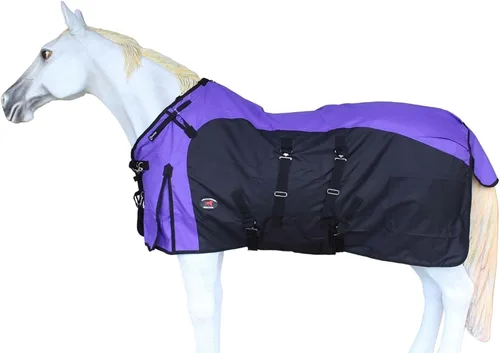 Vista 4 de 60 "1200D Participación Impermeable Caballo de Lluvia Hoja Luz Invierno Manta Forro Polar 381LG
