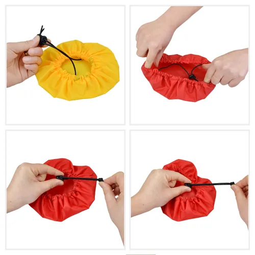 Vista 3 de Gorros de ducha para gatos, gorro de ducha impermeable para lavar, bañar, lluvia, gatos, protección para prevención de orejas