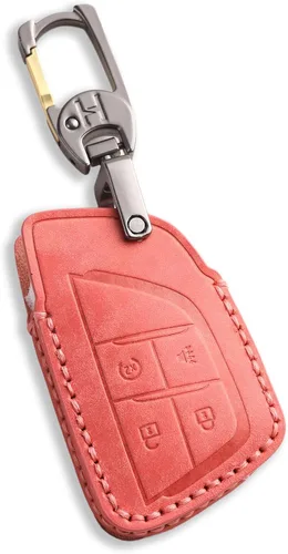 Vista 10 de Funda de llavero de cuero de 4 botones Hontumax para Chevy Tahoe Colorado Silverado Suburban Equinox Traverse, para GMC Yukon Sierra Acadia Canyon