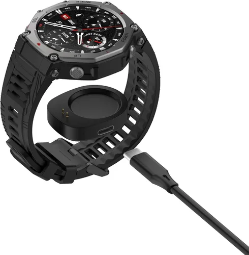 Vista 2 de Cargador para Amazfit T-REX3/Helio Strap/Balance/Balance2 Base de carga para reloj inteligente (adaptador)