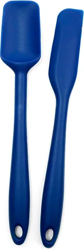 Vista 12 de RSVP International Ela Collection - Juego de 4 piezas de acero recubierto de silicona, cuchara, espátula y cepillo, varios