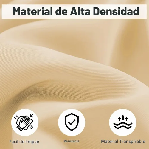 Vista 7 de 14 Piezas Fundas de Cojines para Patio Reemplazo Fundas de Cojines para Sofá de Exterior A Prueba de Salpicaduras Juego de Fundas para Sofá con Beige