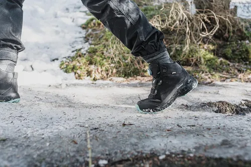 Vista 10 de Icebug Stavre BUGrip GTX - Botas de senderismo para mujer con suela de tracción tachonada de carburo