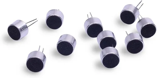 Vista 4 de 10 Uds. Cilíndrico Electret Condensador Micrófono Pickup con 2 Pines 9×7mm para Arduino (Pack de 10) CYT1013