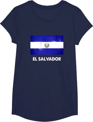 Vista 25 de Camiseta de la bandera de El Salvador Camiseta salvadoreña