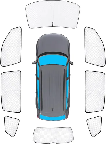 Vista 93 de KMF 6 piezas de parasoles gruesos para Mazda 3 Hatchback (No Sedán) 2014-2018 Accesorios, parasoles completos para parabrisas y ventanas de coche