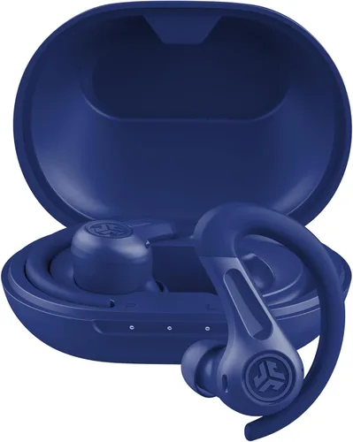 Vista 10 de JLab JBuds Sport ANC 4 True Wireless Bluetooth Audífonos + Estuche de Carga, Grafito, Controles de Deslize + Toque, Cancelación Activa de Ruido