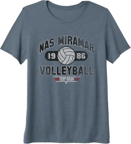 Vista 4 de Top Gun Nas Miramar - Camiseta de voleibol premium, Negro, S