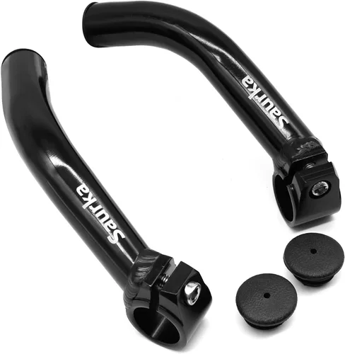 Vista 7 de Thinvik Acoples de Manillar para Bicicleta de Aluminio MTB, Extensión de Manillar para Bicicleta, Negro