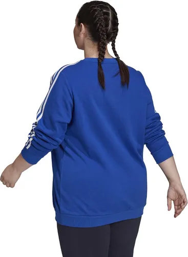 Vista 19 de adidas Sudadera Essentials de forro polar con 3 rayas para mujer