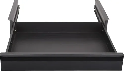 Vista 9 de Cajón debajo del escritorio para escritorio de 18 pulgadas, altura ajustable, organizador de almacenamiento extraíble con extensión deslizante