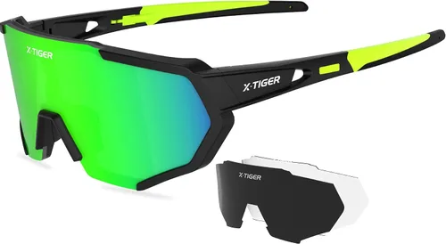 Vista 10 de X-TIGER Polarized Sports Sunglasses with 5 Interchangeable Lenses