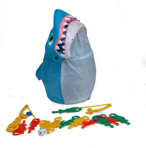 Vista 4 de Juego de mordida de tiburón de Pressman Toys (2 – 4 jugadores)., individual, Multi