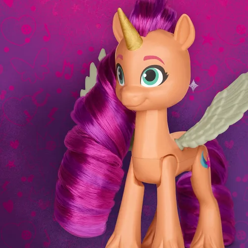 Vista 5 de My Little Pony: Tell Your Tale Dragon Light Reveal, 3 muñecas que brillan en la oscuridad, juguetes a escala de 3 pulgadas para niñas y niños a