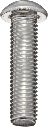 Vista 2 de Hard-to-Find Fastener 014973178444 Tornillos de cabeza de botón, 1/4-28 x 1, pieza-6