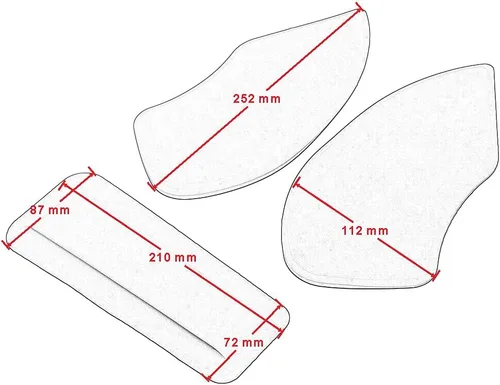 Vista 5 de Kit de 3 piezas para R nineT R9T R9T 2014-2021 (negro)