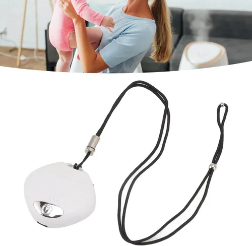 Vista 3 de Collar purificador de aire, ionizador portátil de 5 V, purificador de aire de iones recargable, dispositivo de filtro de aire, purificador de collar