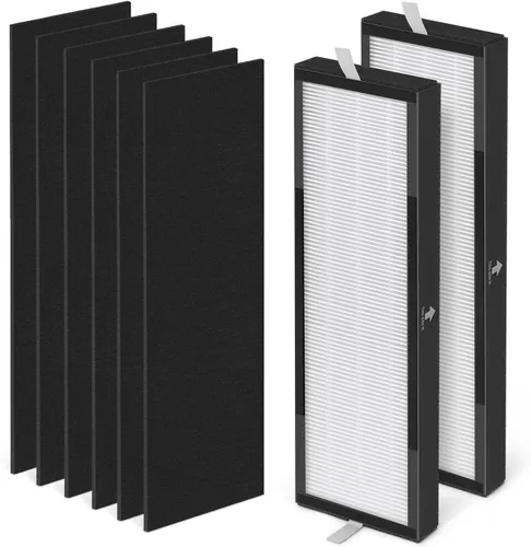 Vista 7 de Reemplazo de filtro 45i compatible con Alen 45i Air Pur-ifier, sistema de filtración de 3 etapas, incluye 1 HEPA H13 con carbón activado y 4