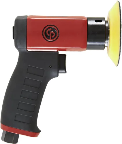 Vista 10 de Chicago Pneumatic CP7201P - Kit - Pulidora de aire de 3 pulgadas (2.953 in), mango de pistola, gancho y bucle - 2500 RPM