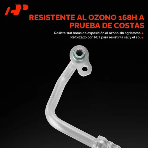 Vista 3 de A-Premium - Conjunto de manguera de línea de descarga A/C compatible con Kia para Sorento 2014-2015 3.3L, alta presión, compresor a condensador