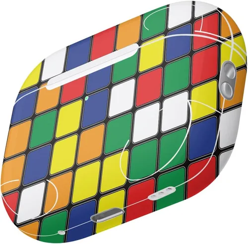 Vista 3 de MightySkins - Fundas compatibles con Apple AirPods Pro 2 – Puzzle Cube Funda protectora de vinilo duradera y única Fácil de aplicar, quitar