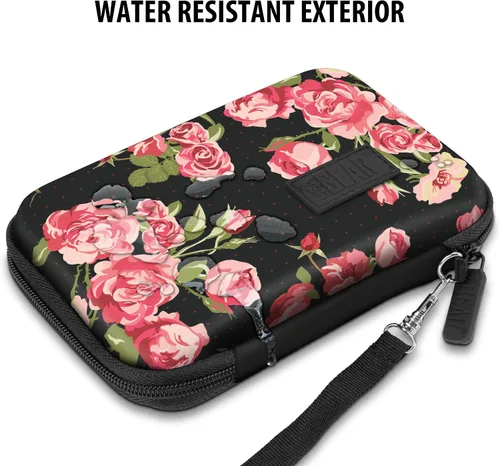 Vista 7 de USA GEAR Funda de viaje pequeña para estimuladores musculares de unidad TENS compatible con Belifu, HiDow, AUVON 2 unidades de salida