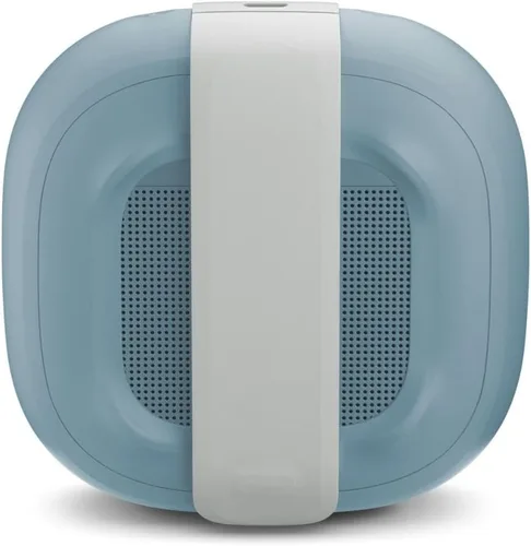 Vista 8 de Bocina SoundLink Micro de Bose con Bluetooth: Bocina pequeña portátil impermeable con micrófono, Azul Piedra