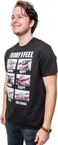 Vista 3 de Star Wars The Mandalorian The Child Baby Yoda Today I Feel Camiseta