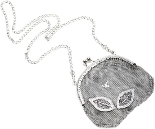 Vista 18 de Bolso de malla vintage para noche, bolso de mano antiguo para baile de graduación, cóctel, fiesta, fiesta brillante
