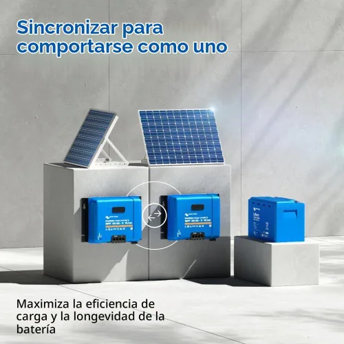 Vista 6 de Victron Energy SmartSolar MPPT Tr VE. Puede 150 V 85 amperios 12/24/36/48 voltios controlador de carga solar (Bluetooth)