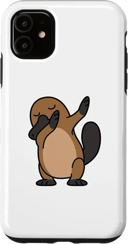 Vista 8 de iPhone 16 Dabbing Platypus Dab Dance Pose Animal Case