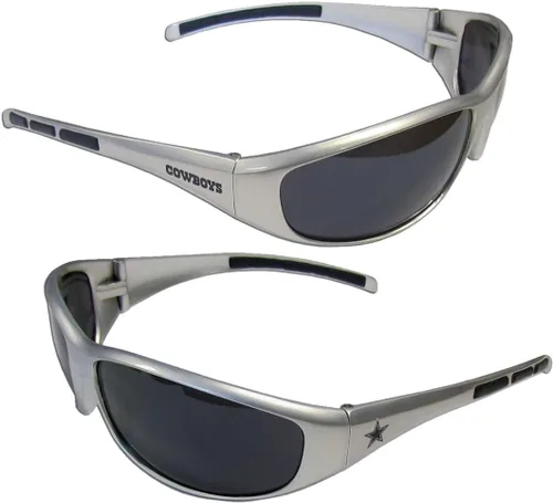 Vista 3 de Siskiyou NFL - Gafas de sol para hombre con diseño envolvente Gris