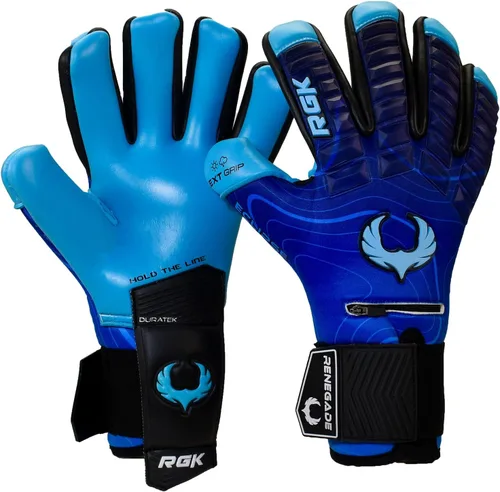 Vista 14 de Guantes profesionales de portero de fútbol Renegade GK Eclipse (tallas 6-12, nivel 5) Fingersaves y agarre EXT de 4 + 0.118 mm con sede en EE. UU