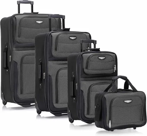 Vista 39 de Travel Select Amsterdam - Equipaje vertical y expansible con ruedas, marino