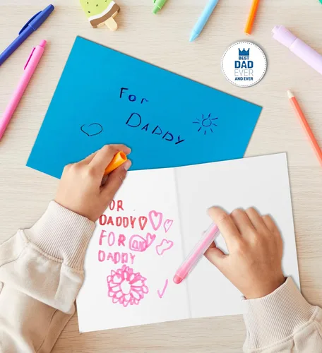 Vista 3 de Regalos para el día del padre, tarjeta del día del padre, regalos para papá para el día del padre de hija, hijo, niños, esposa, tarjetas del día