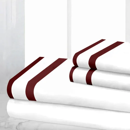 Vista 12 de SGI Bedding - Juego de sábanas de 600 hilos, 4 piezas, 100% de algodón egipcio, tamaño completo, juego de sábanas con bolsillo profundo de 38 cm