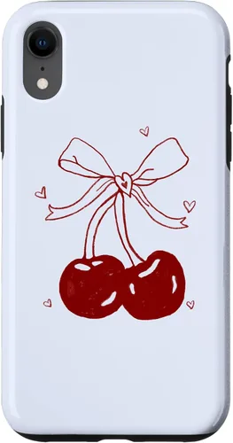 Vista 25 de Cherri Ties Baby Blue Cherry Bow Case for iPhone 17