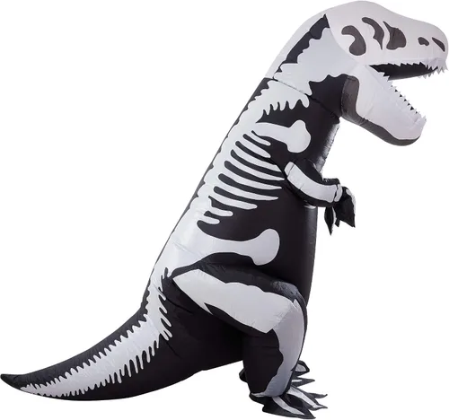 Vista 2 de Lulu Home Halloween Dinosaur Costume Inflatable T-Rex Dinosaur Costume for Adults