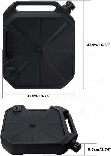Vista 2 de XMT-MOTO Bandeja de drenaje de aceite ABS de perfil bajo, contenedor de almacenamiento para cambio de aceite, todoterreno, ATV, UTV, motocicleta, 2
