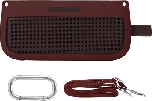 Vista 10 de co2CREA Funda de silicona suave de repuesto para altavoz portátil Bose SoundLink Flex Bluetooth (funda de silicona, funda negra)