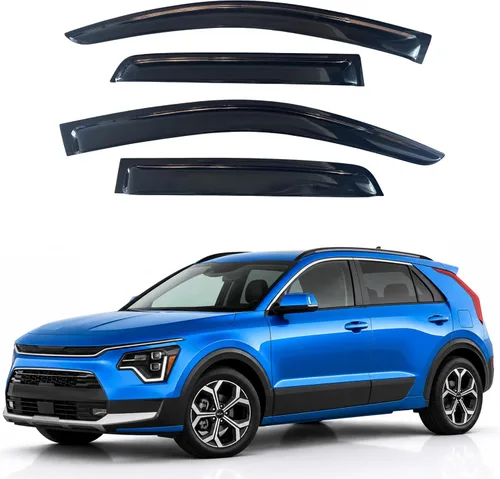 Vista 330 de Visera de ventana IG para Ford Focus Sedán y Hatchback 2012-2018, Protector de ventana lateral para lluvia y viento estilo Mugen, extra duradero