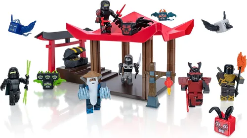 Vista 6 de Colección de celebridades de Roblox - Adóptame: Juego de muñecas de tienda de mascotas Deluxe [incluye artículo virtual exclusivo]