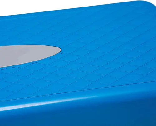 Vista 6 de PRISP Plataforma ajustable para ejercicios – 2 niveles (4''/6'') 26" Fitness Stepper para entrenamientos aeróbicos
