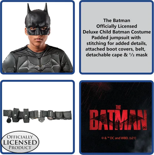 Vista 2 de Rubies The Batman: Batman Costume for Kids