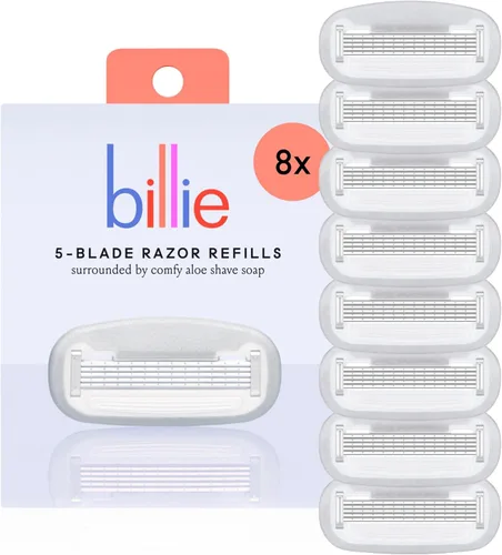 Vista 9 de Billie Cuchillas de recambio de maquinilla de afeitar para mujer Cartuchos de 5 cuchillas - 8