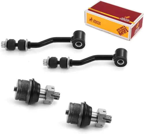 Vista 196 de Metrix Premium Chassis Parts - Juego de 4 piezas de articulación de rótula superior y barra estabilizadora delantera para Ford Ranger RWD 1998-2011