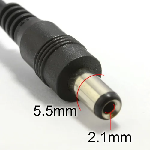 Vista 2 de iMBAPrice, adaptador de pared 9V CC - conector de 5,5 x 2,1, 500mA UL Negro