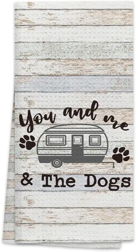 Vista 8 de OHSUL Love is Staying Together After Trying to Park The Camper - Toallas de cocina altamente absorbentes, toallas de mano para camping, toalla de té